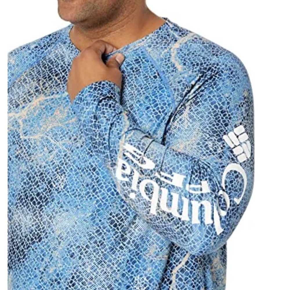 Columbia Men PFG Super Terminal Tackle Long Sleeve Shirt Quick Drying size small - Picture 7 of 9